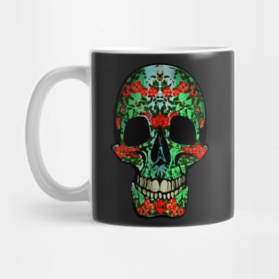 Floral Skull Mug